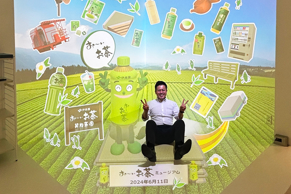 トリックアートによるデジタルフォトスポットお～いお茶ミュージアム